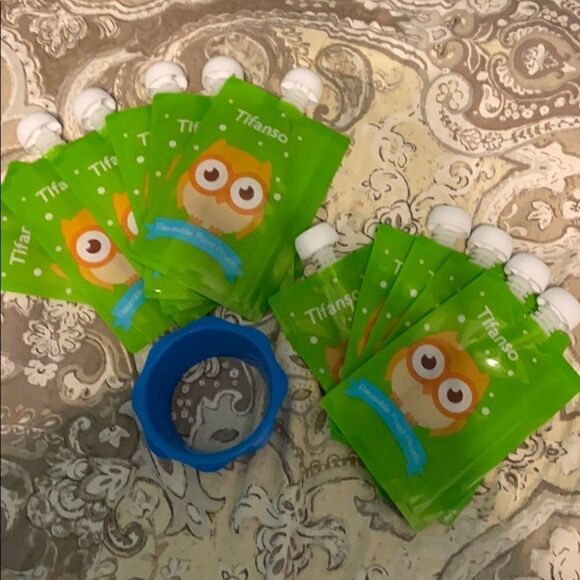 10 Reusable fillable on the go yogurt applesauce - Picture 1 of 6